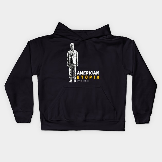 American utopia Kids Hoodie by Aldrvnd